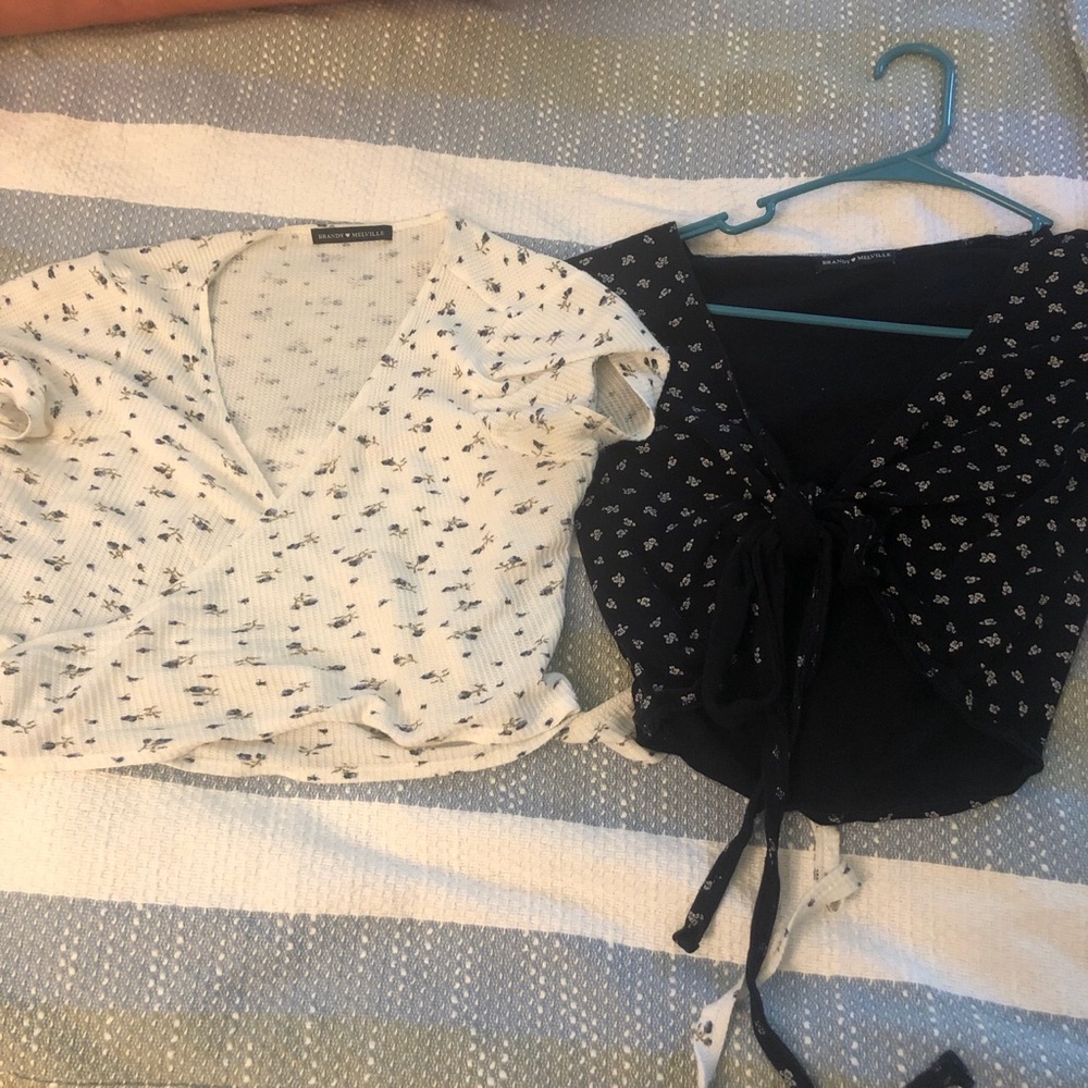 RARE brandy wrap tops